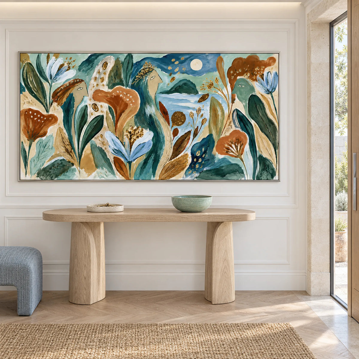 Abstract Art | Moonlit Sisters