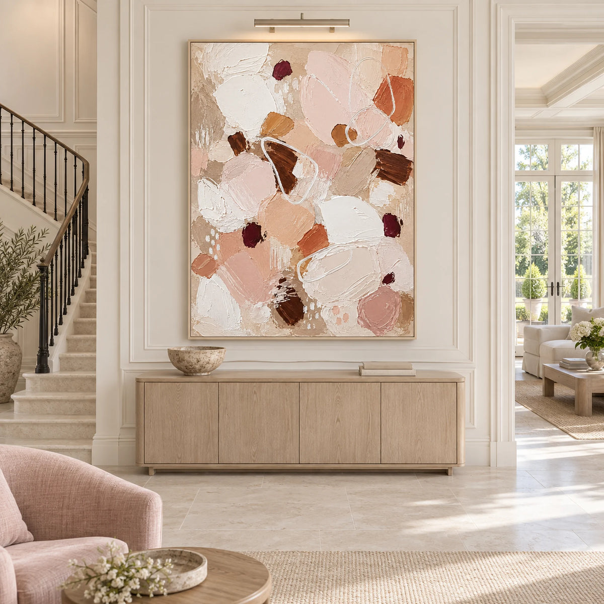 Abstract Art | Peach Loop