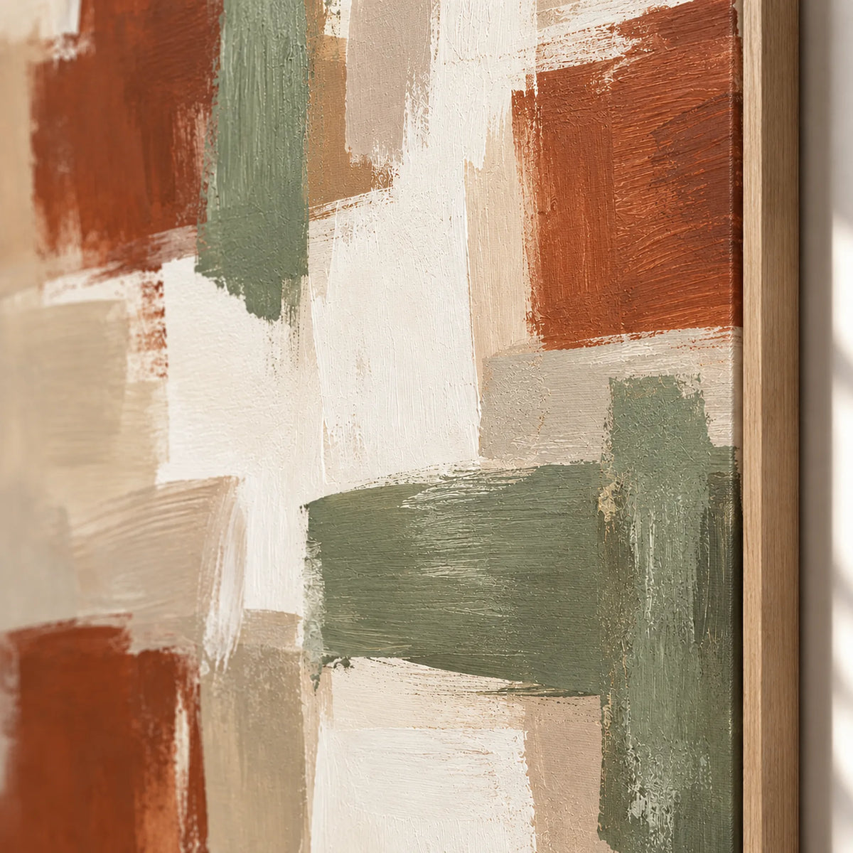 Abstract Art | Terracotta & Sage