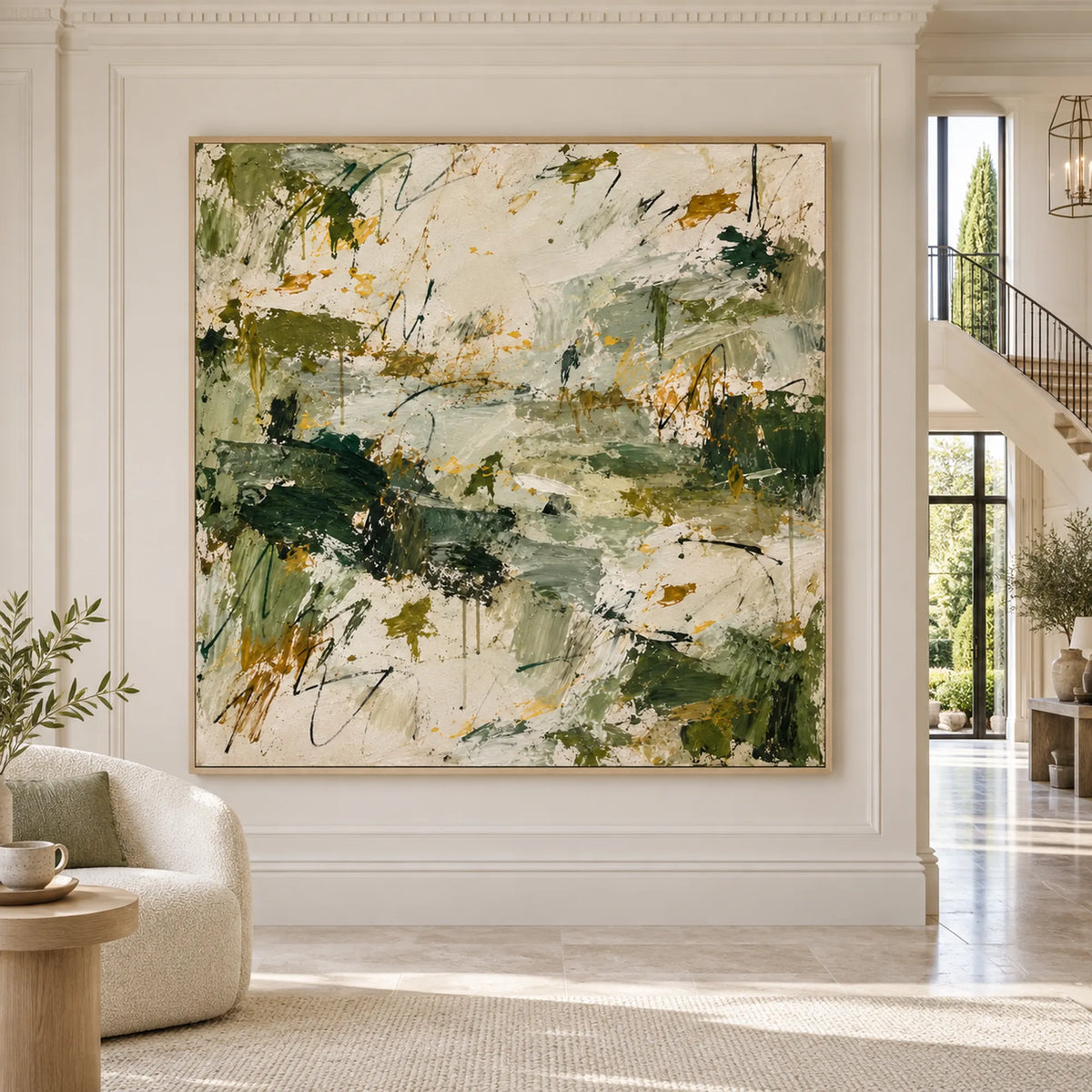 Abstract Art | Wild Green Weather