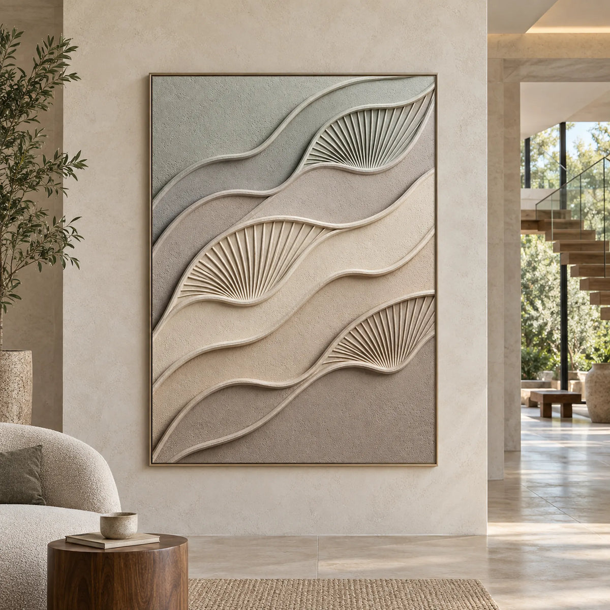 Sculptural wall Art | Flowing Forms