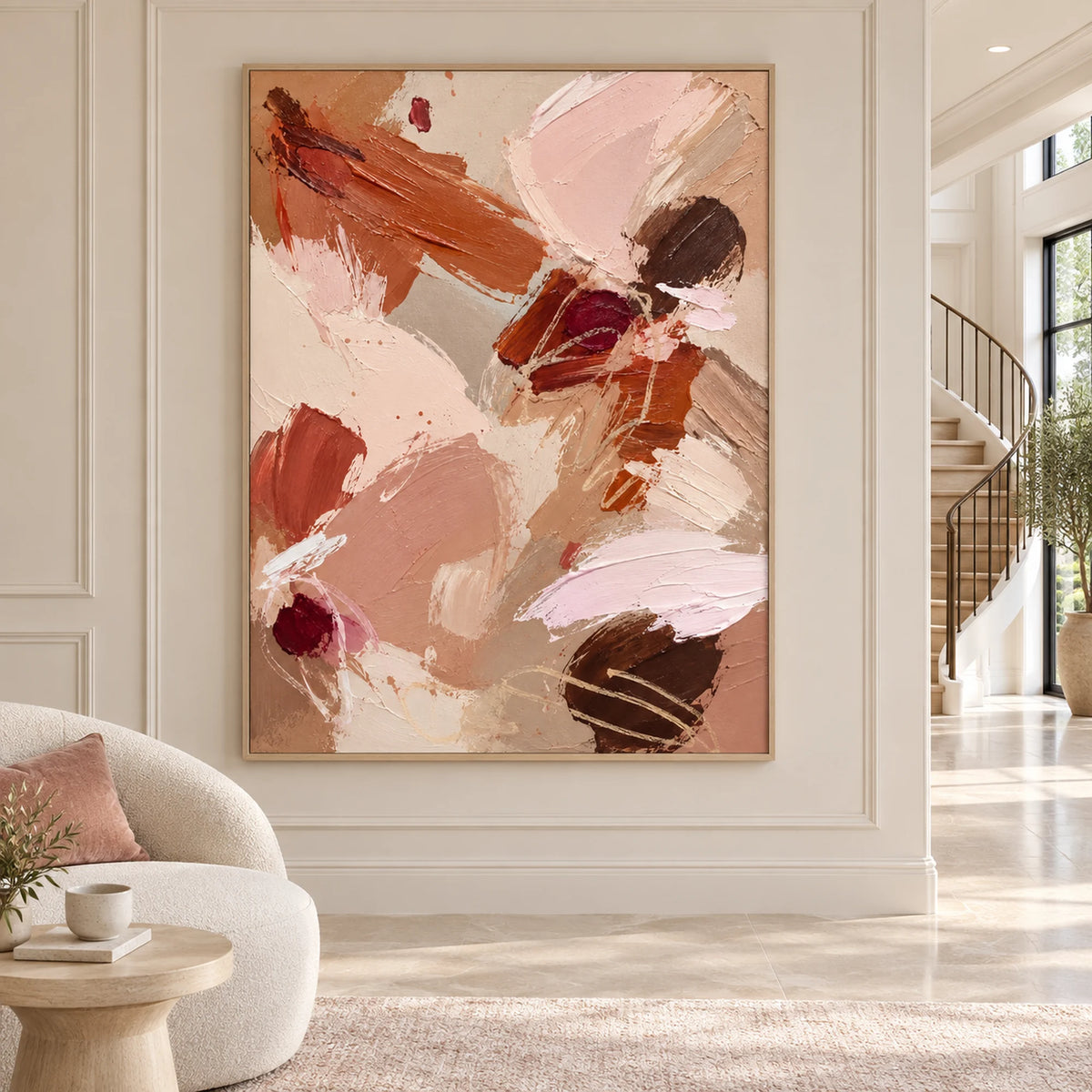 Abstract Art | Berry Brushstorm