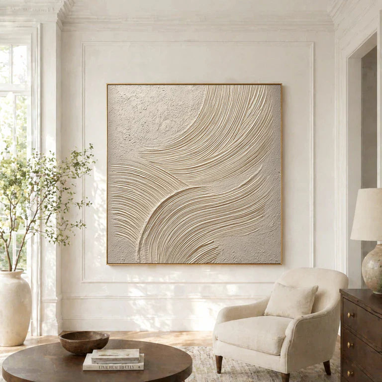3D Textured Art | Ivory Current