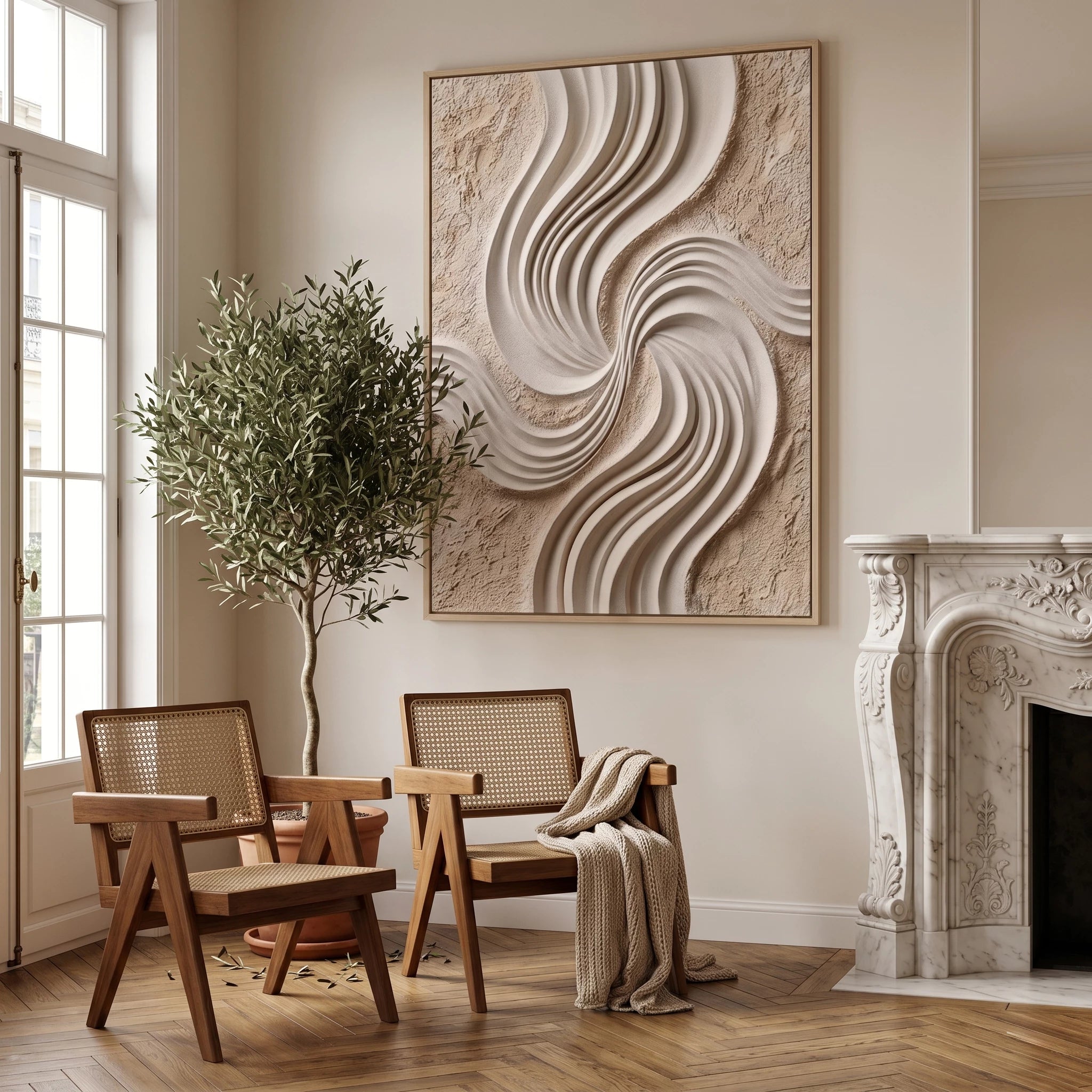 3D Textured Art | The Music Between Waves