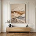 3D Textured Art | Desert Layered Silence