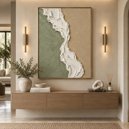 3D Textured Art | Between Two Shores