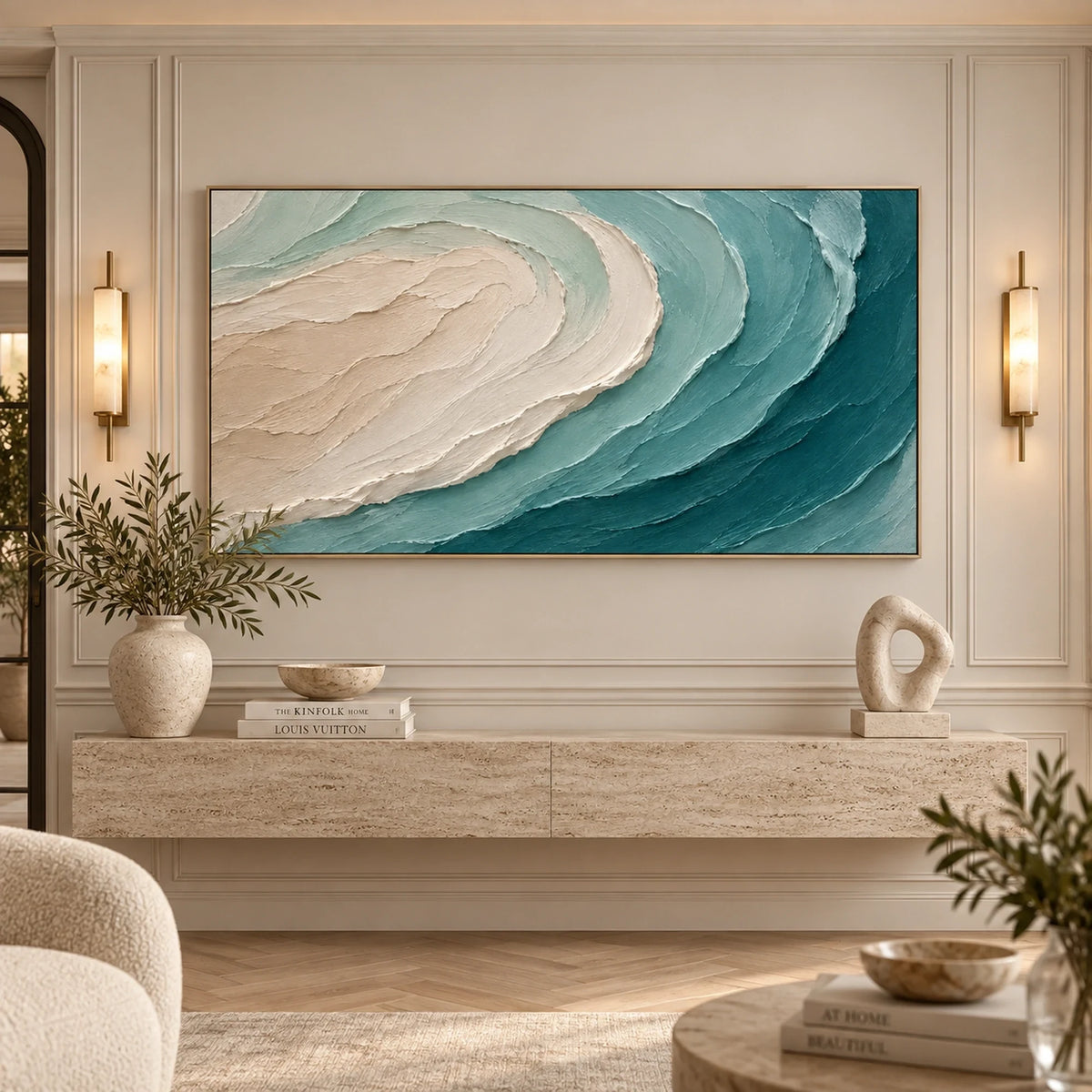 3D Textured Art | Tidal Fold