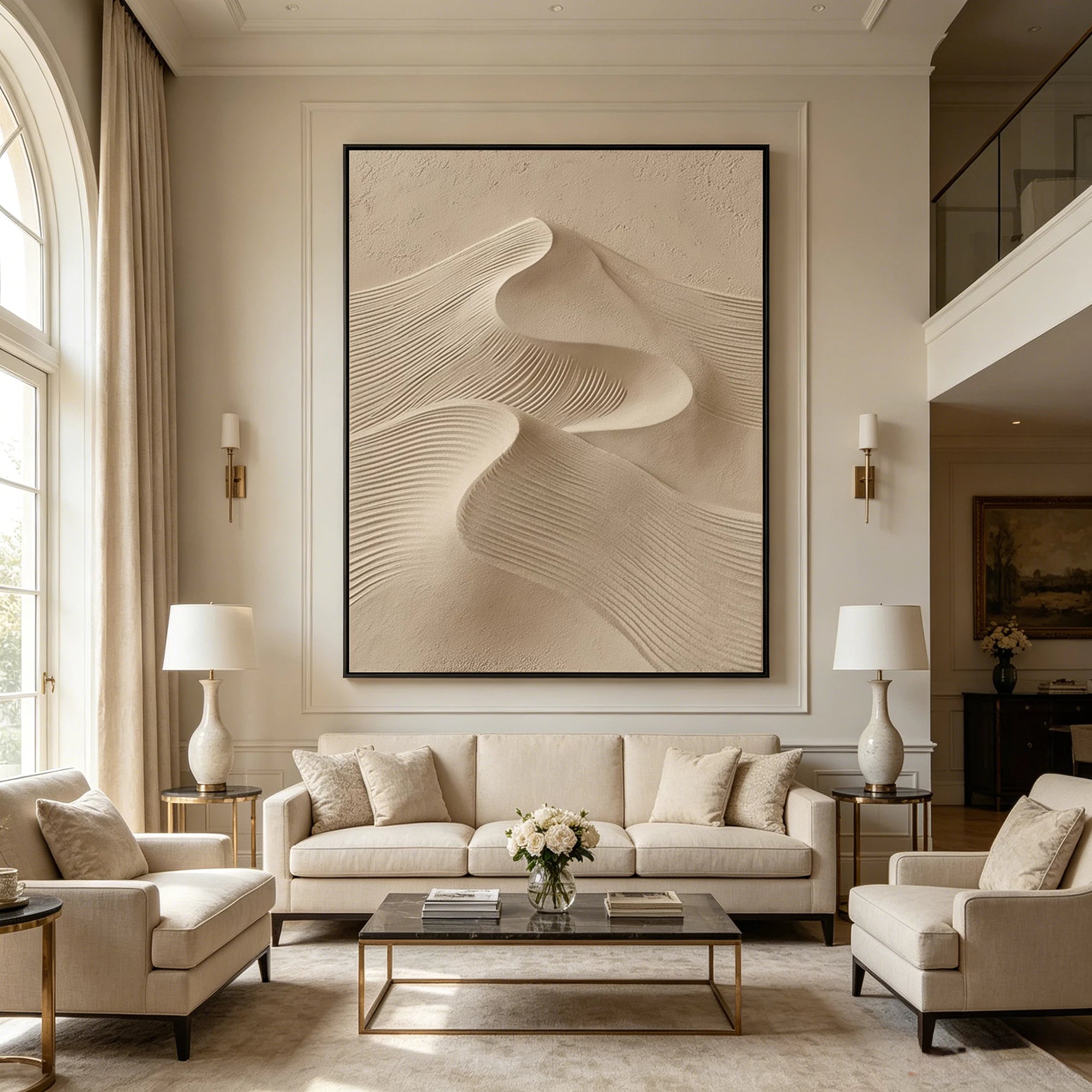 3D Textured Art | A Breath Across Sand
