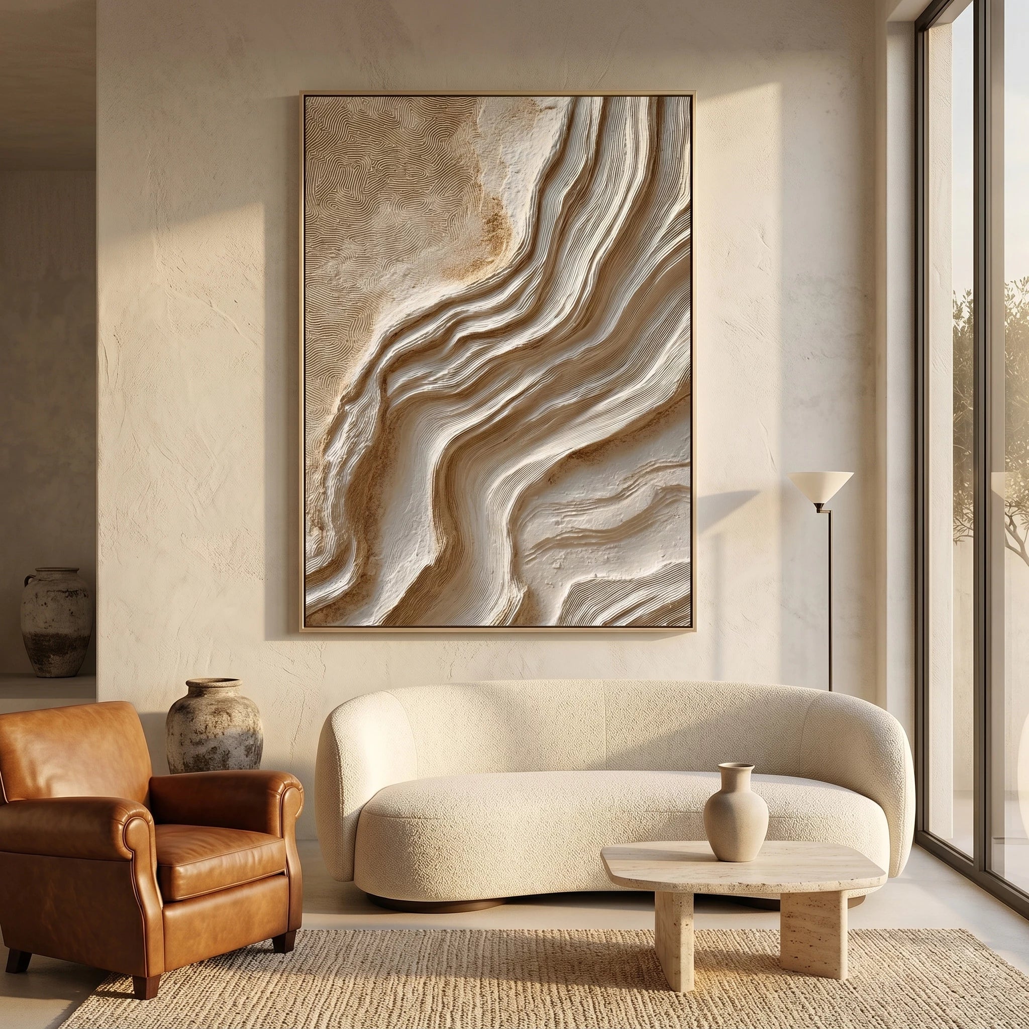 3D Textured Art | Flowing Strata