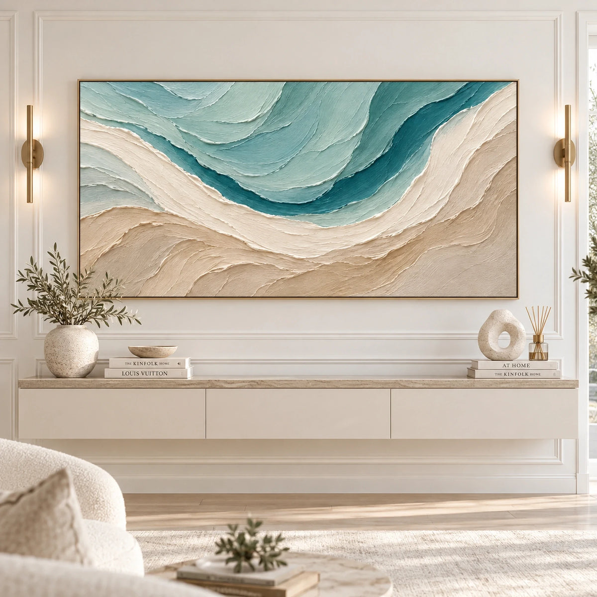3D Textured Art | Shoreline Drift