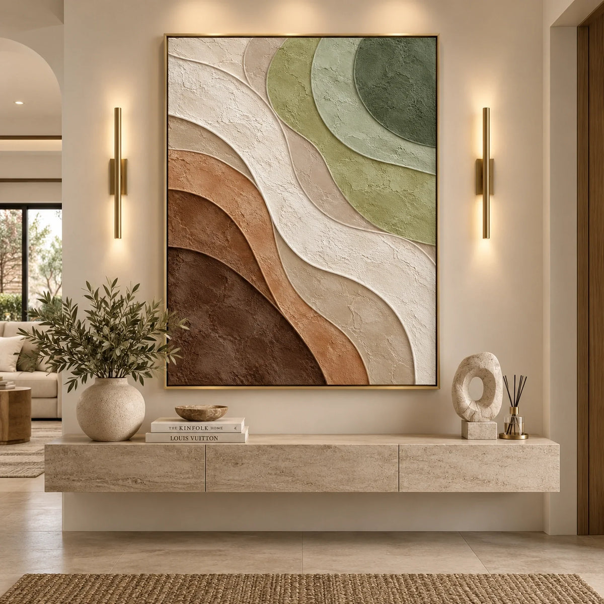 3D Textured Art | Earth Turns Green