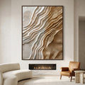 3D Textured Art | Desert Flow Contrast