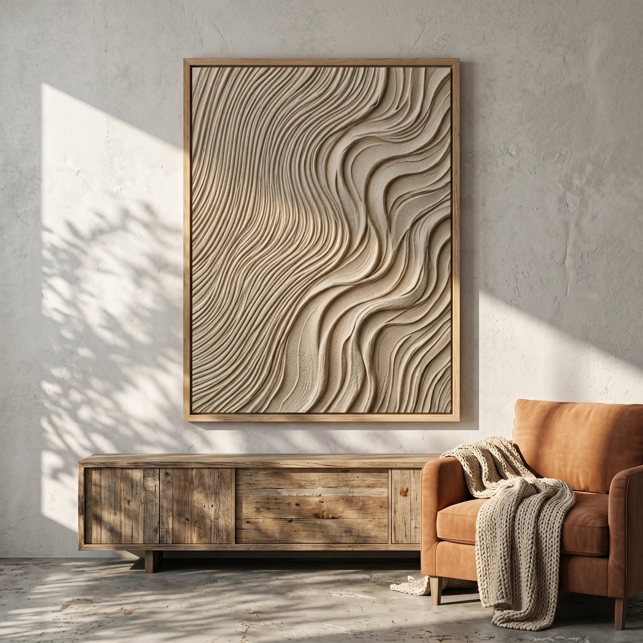 3D Textured Art | Sandflow Contour