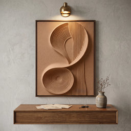 Sculptural wall Art | Clay Dreams in Circles