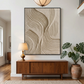 3D Textured Art | Petals of Stillness