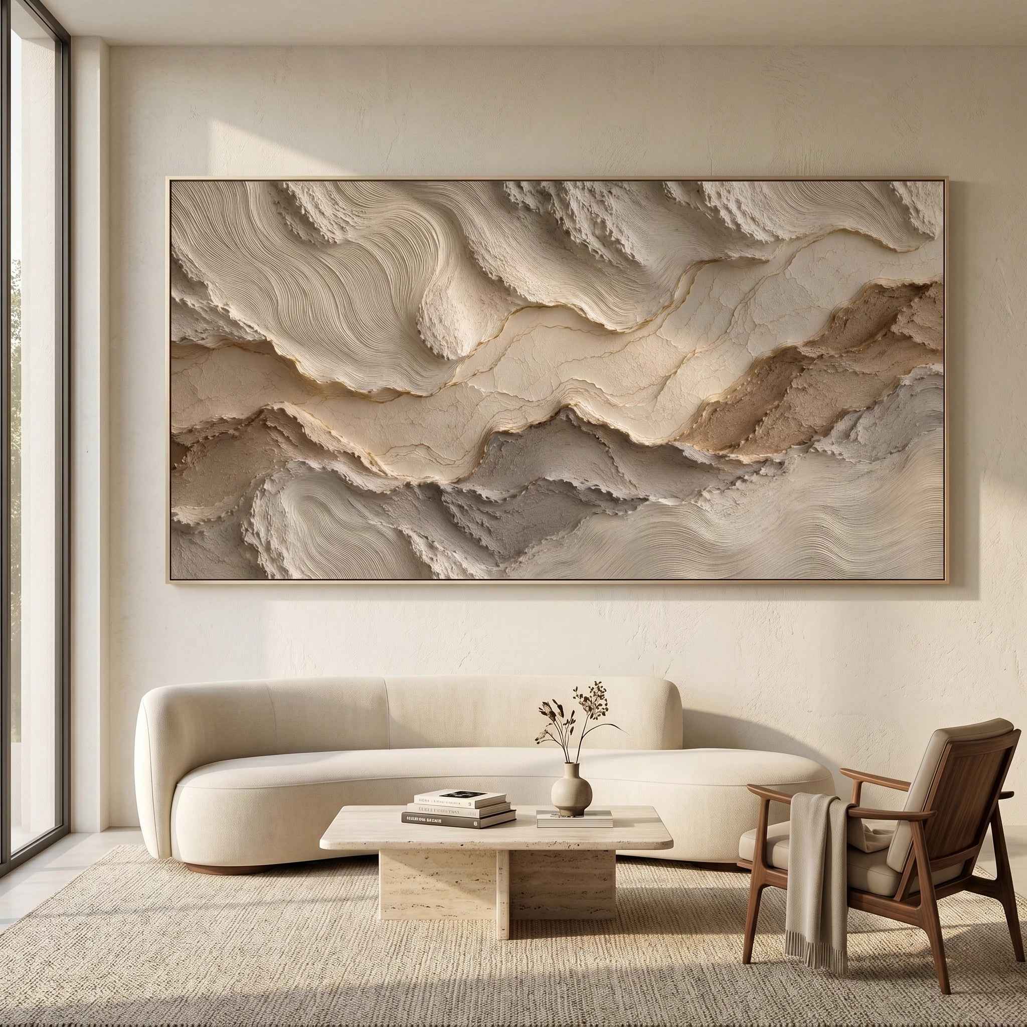 3D Textured Art | Tidal Earth Layers