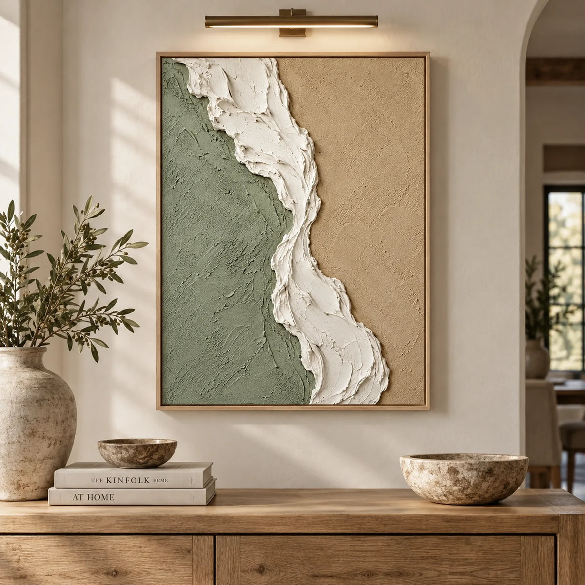 3D Textured Art | Between Two Shores