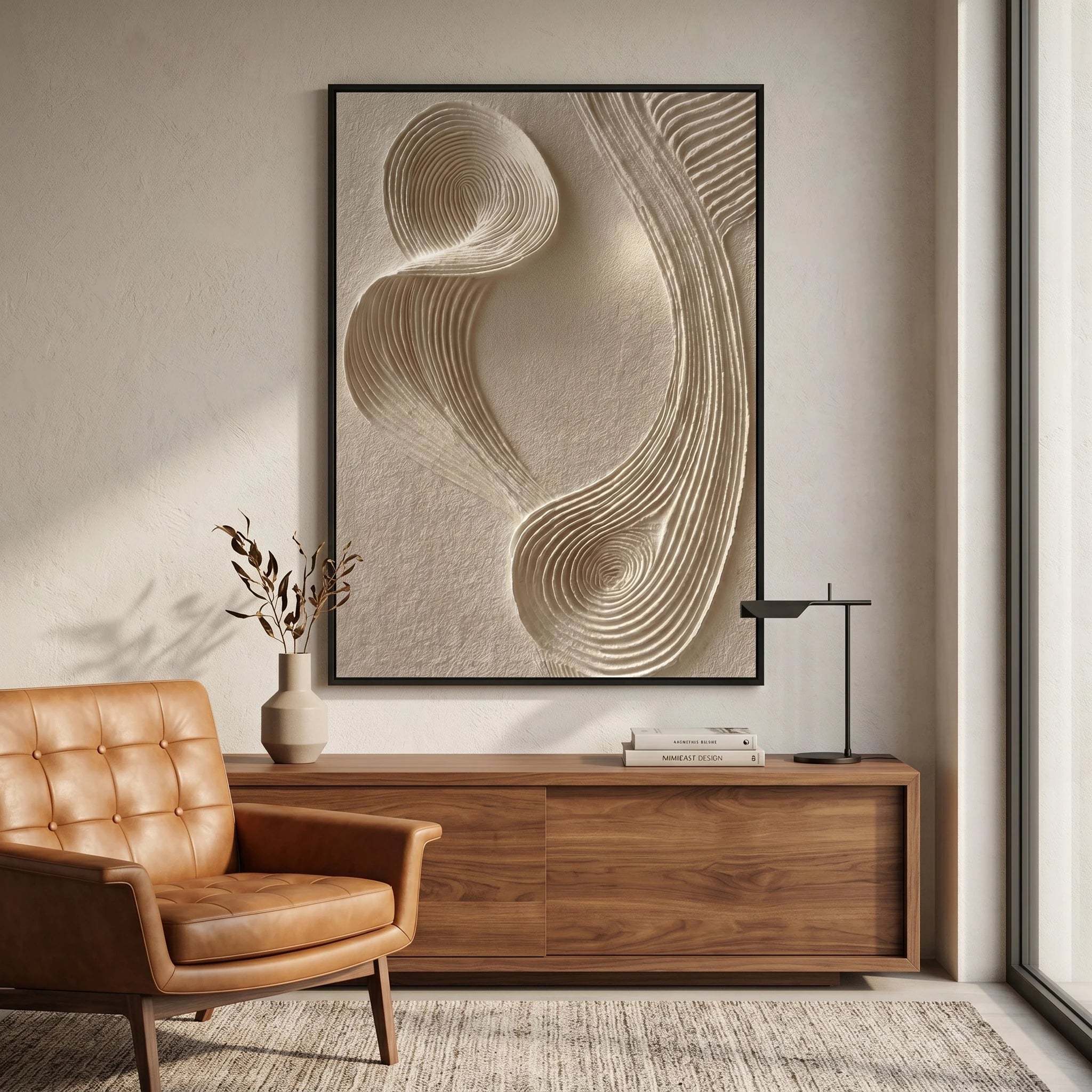 3D Textured Art | Ivory Current