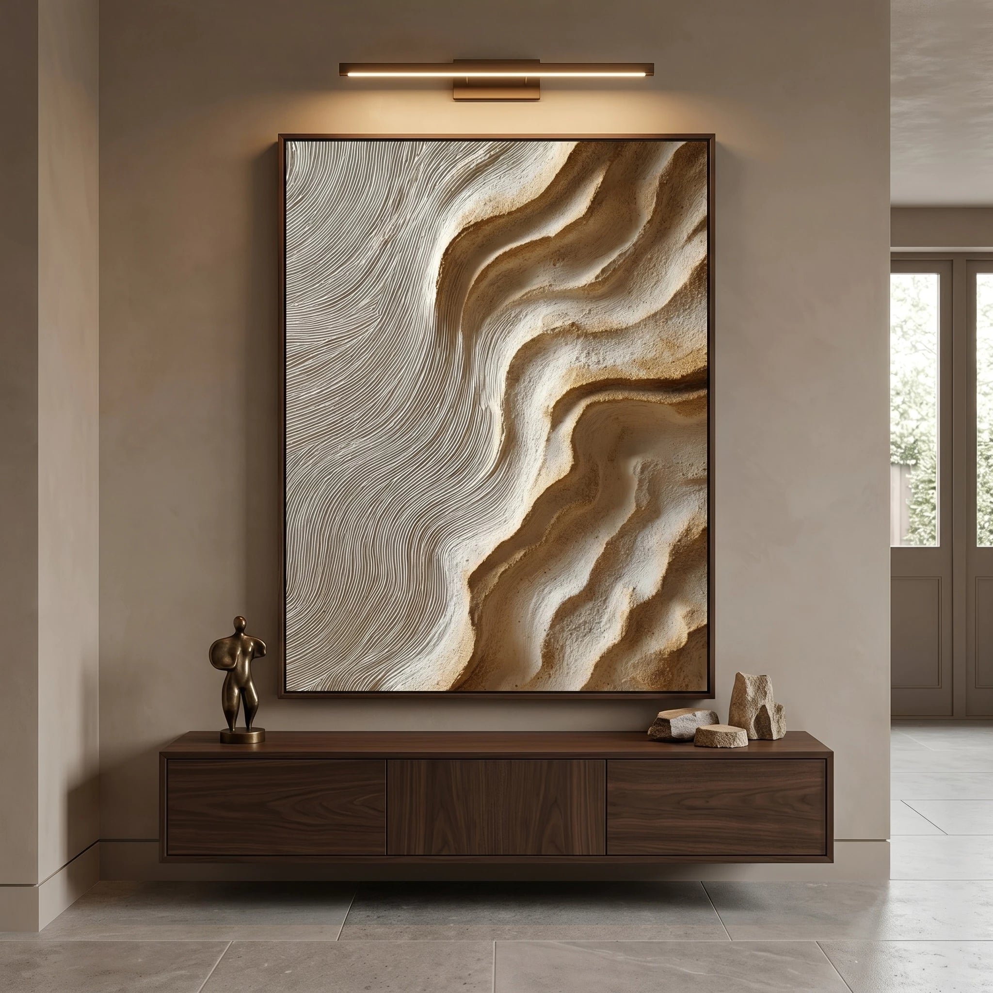 3D Textured Art | Earthen Current