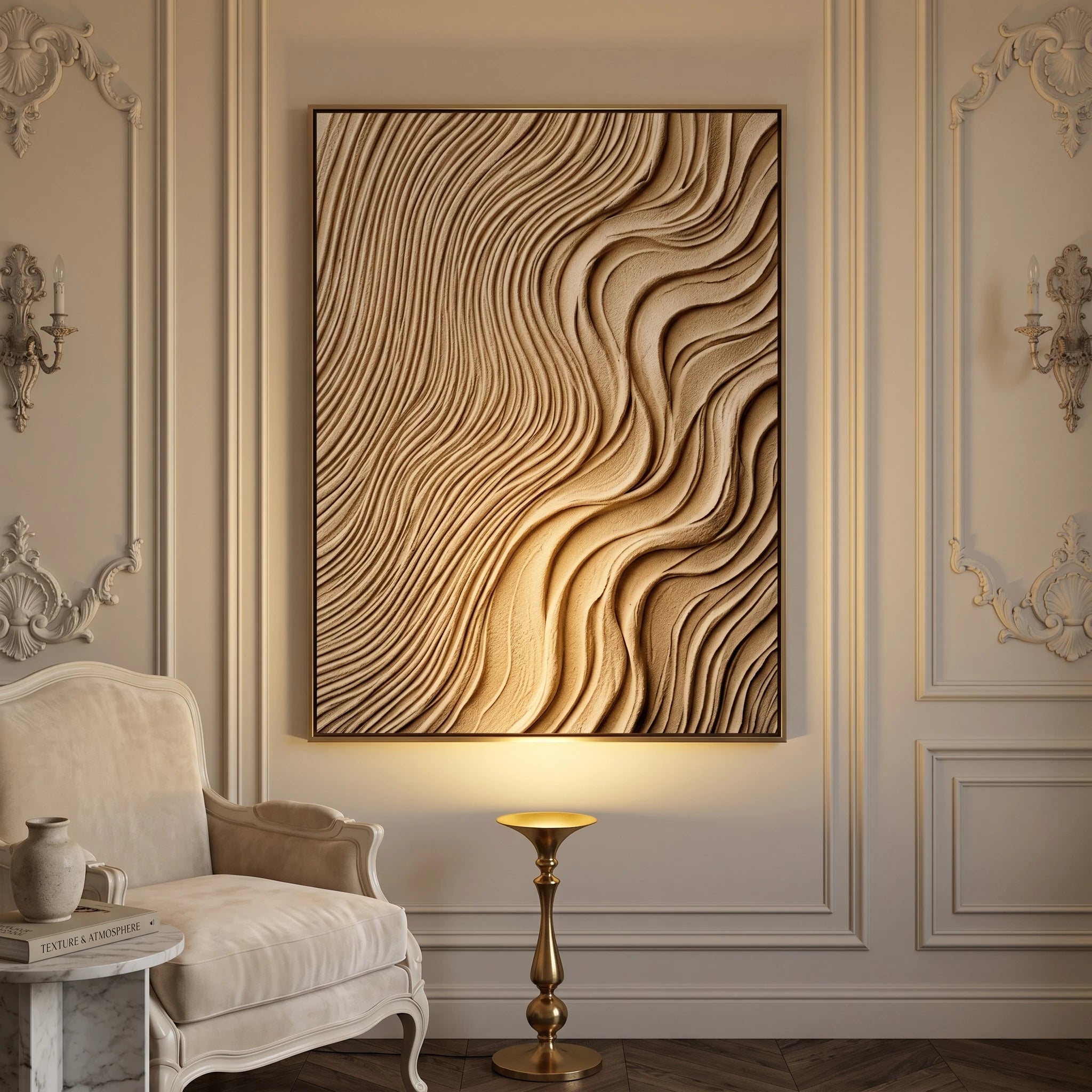 3D Textured Art | Sandflow Contour