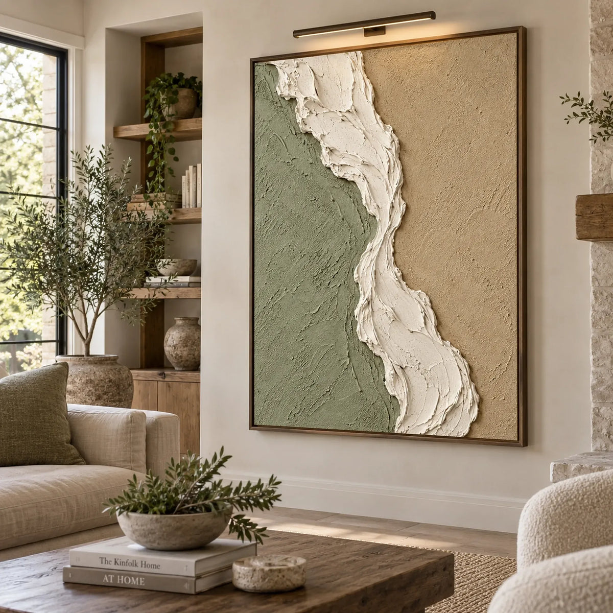 3D Textured Art | Between Two Shores