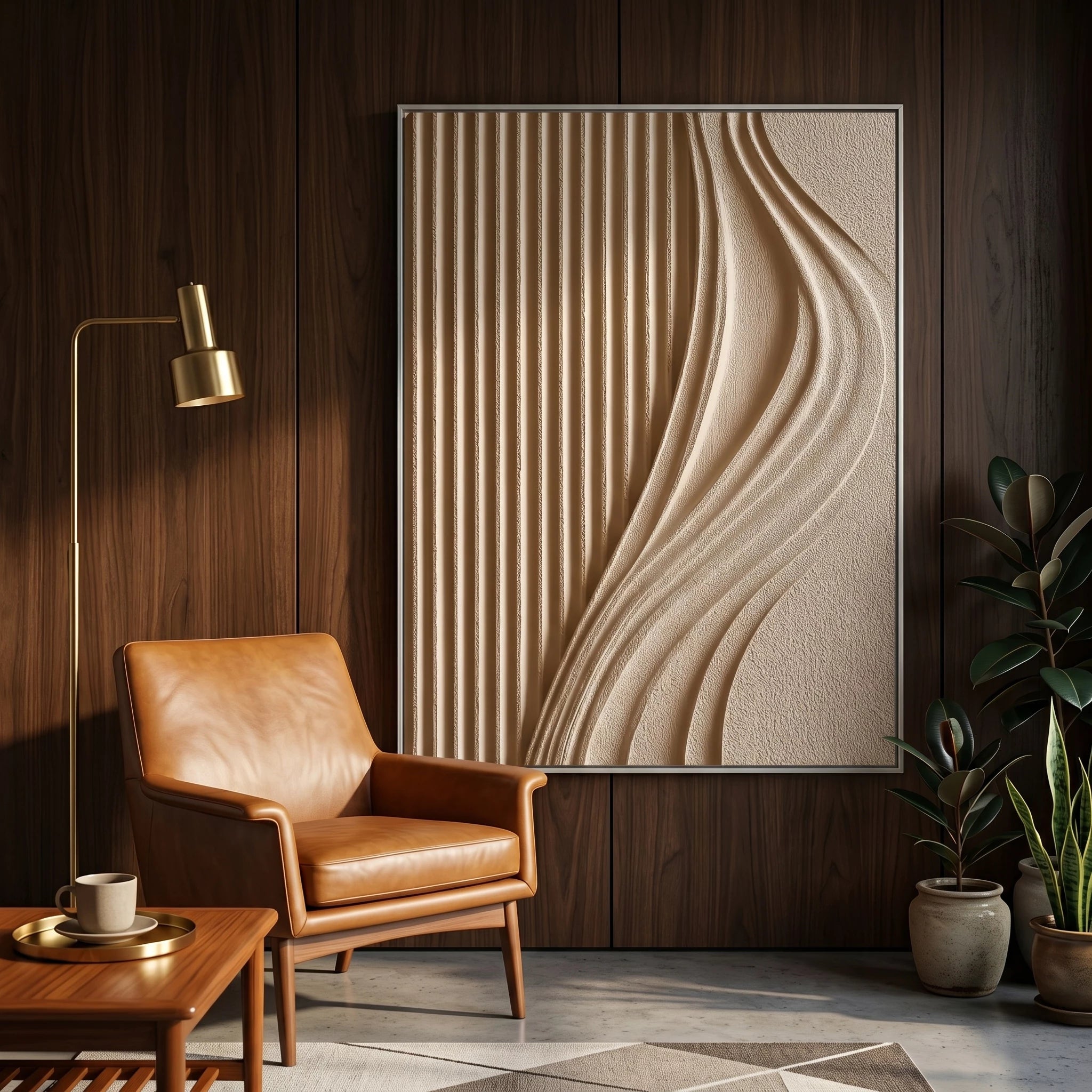 3D Textured Art | Sandstone Flow