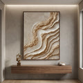 3D Textured Art | Desert Mineral Flow