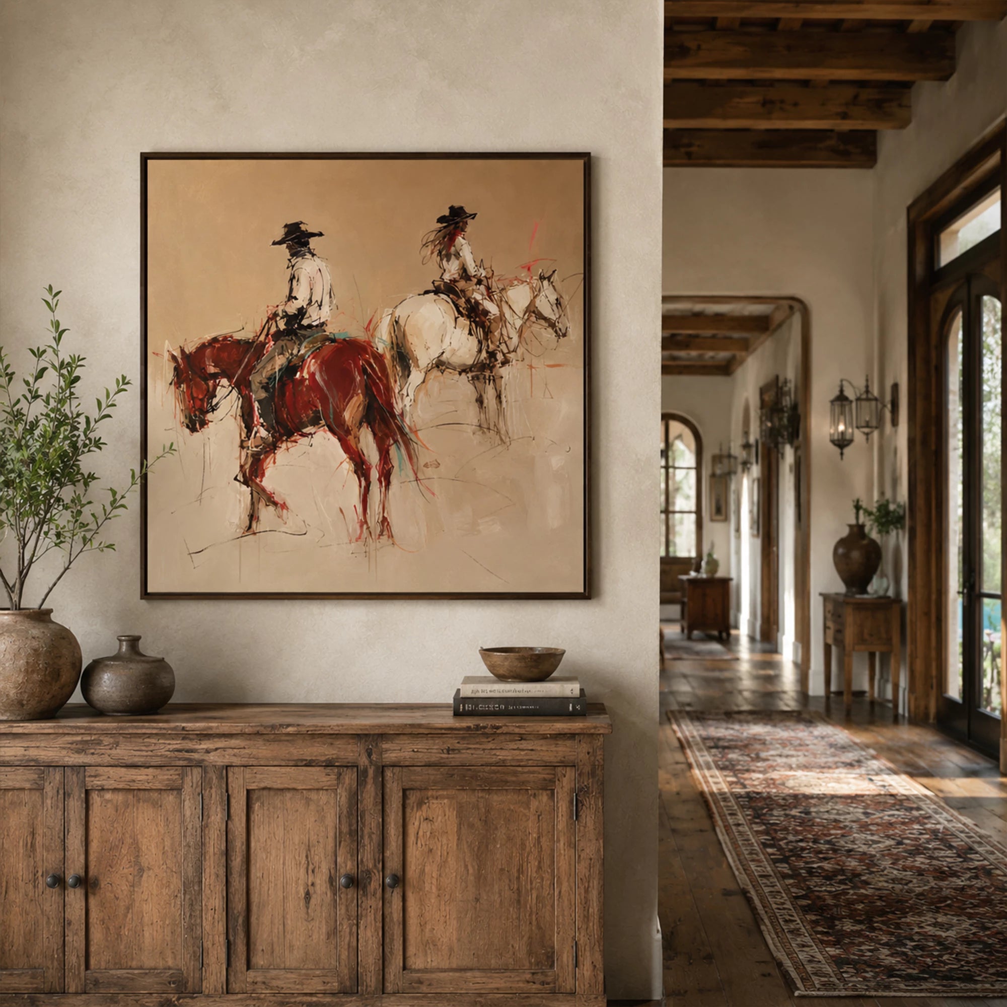 Western Art | Leaving at First Light