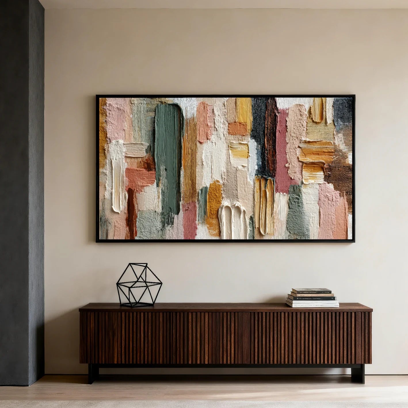 3D Textured Abstract Art | Layered Palette