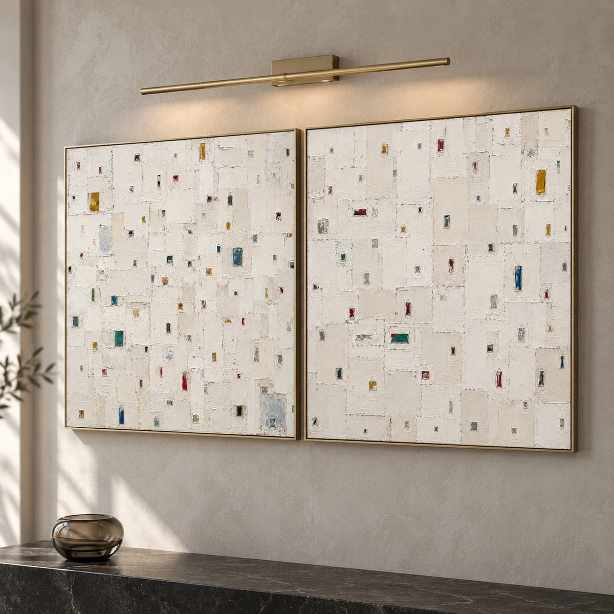 Diptych Art | Windows of Light