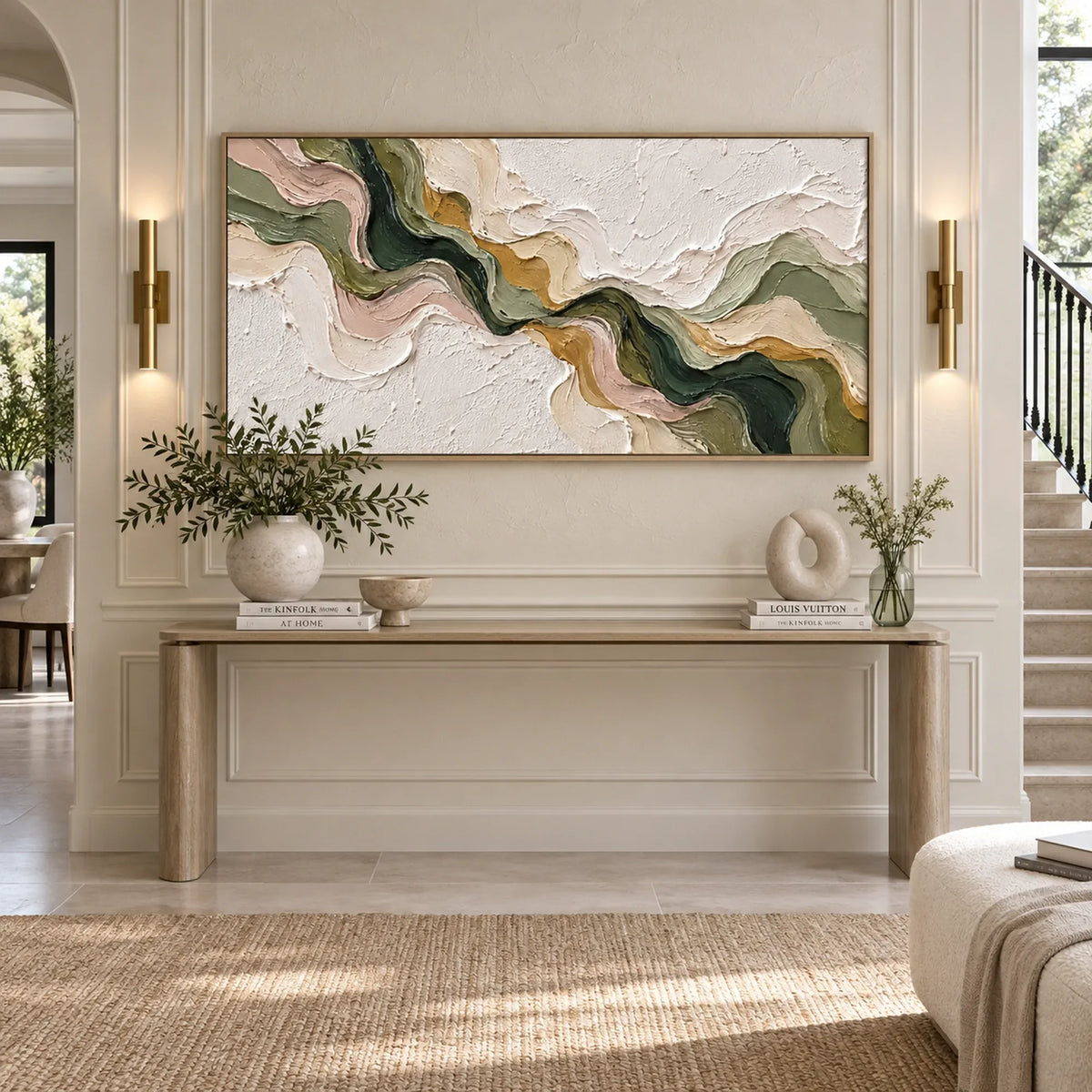3D Textured Art | Garden Stream
