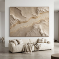 3D Textured Art | Golden Vein Harmony