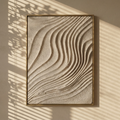 3D Textured Art | Desert Wave Contours