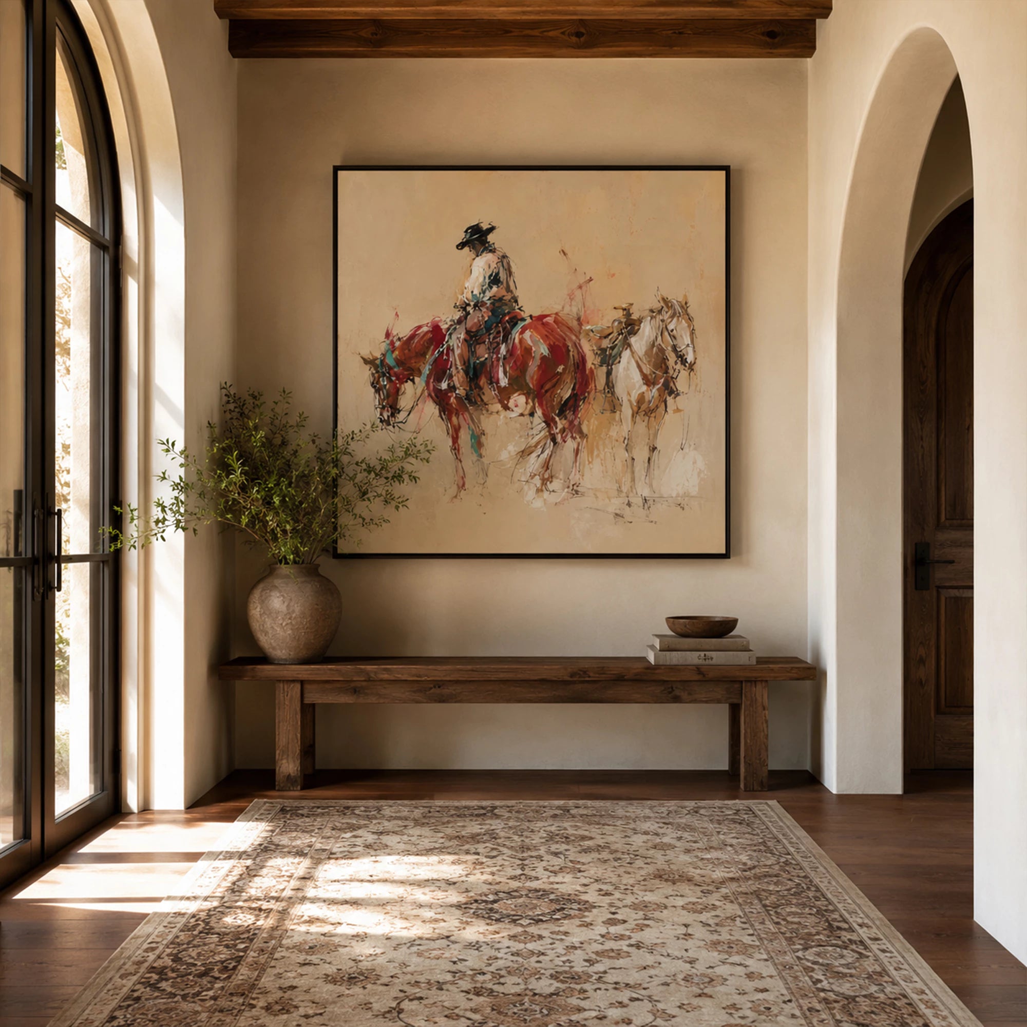 Western Art | Leaving at First Light