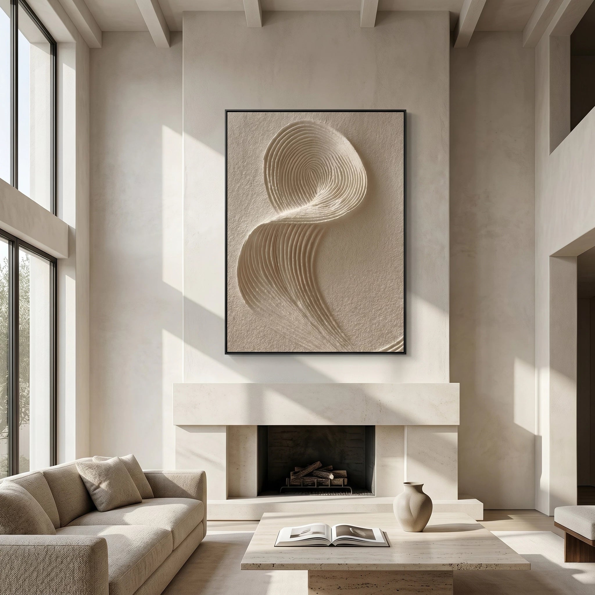 3D Textured art |Whispers in Ivory