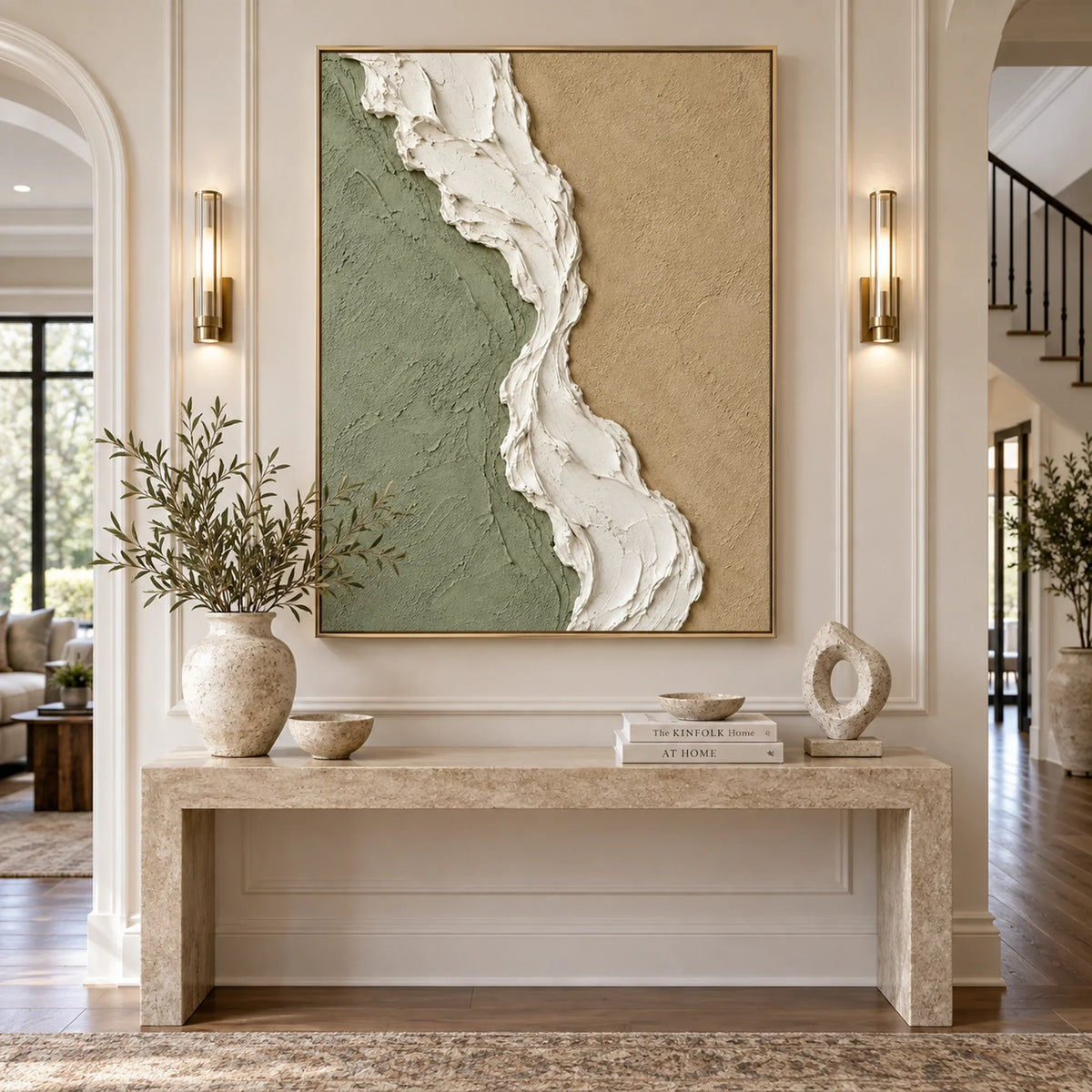 3D Textured Art | Between Two Shores