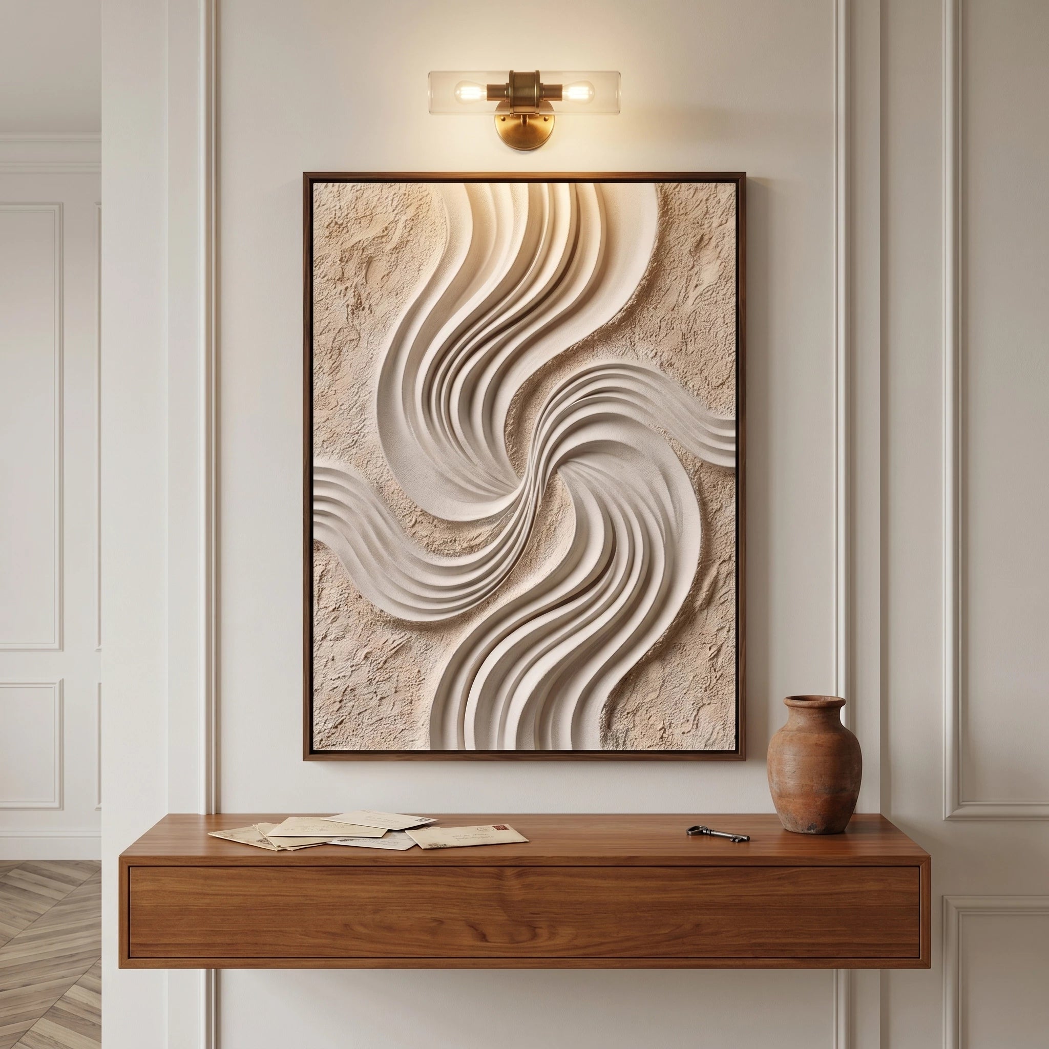 3D Textured Art | The Music Between Waves