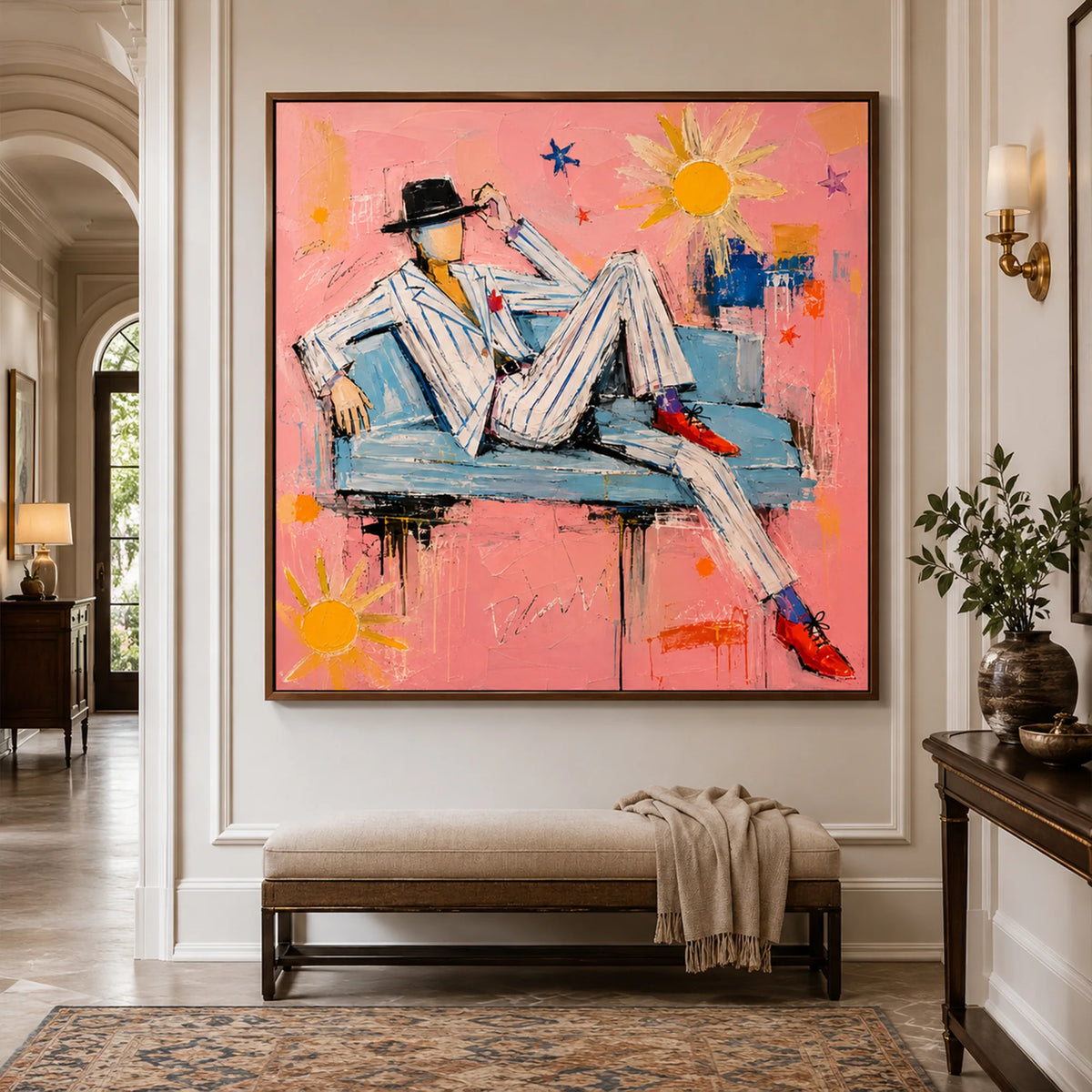 POP Art | Pink Hour Cowboy
