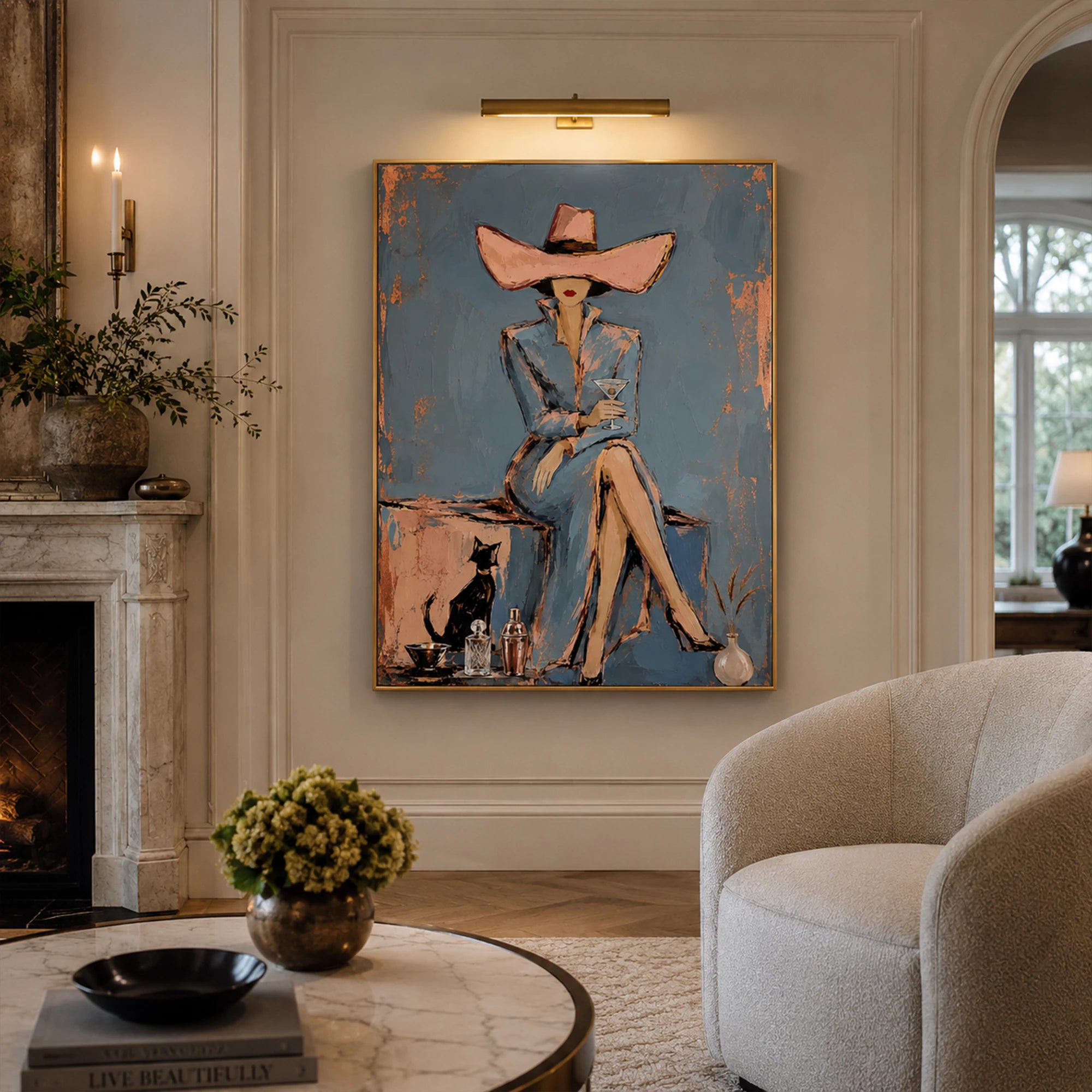 POP Art | Blue Hour Elegance