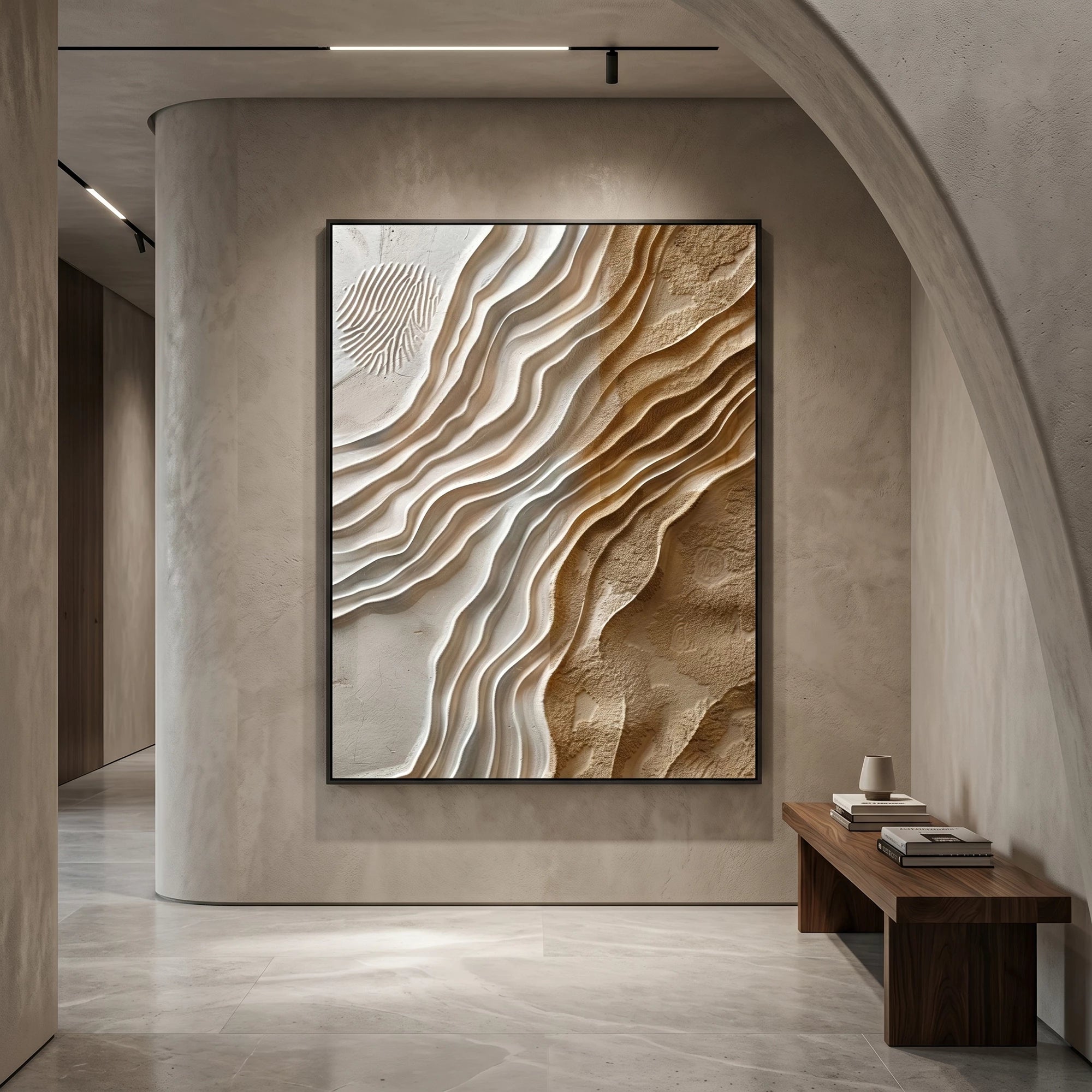 3D Textured Art | Desert Flow Contrast