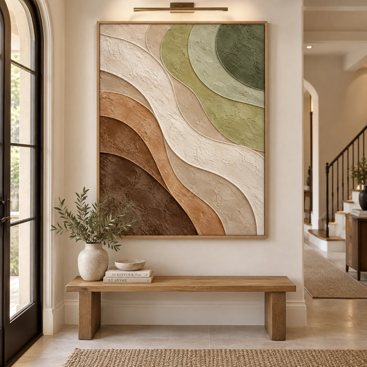 3D Textured Art | Earth Turns Green