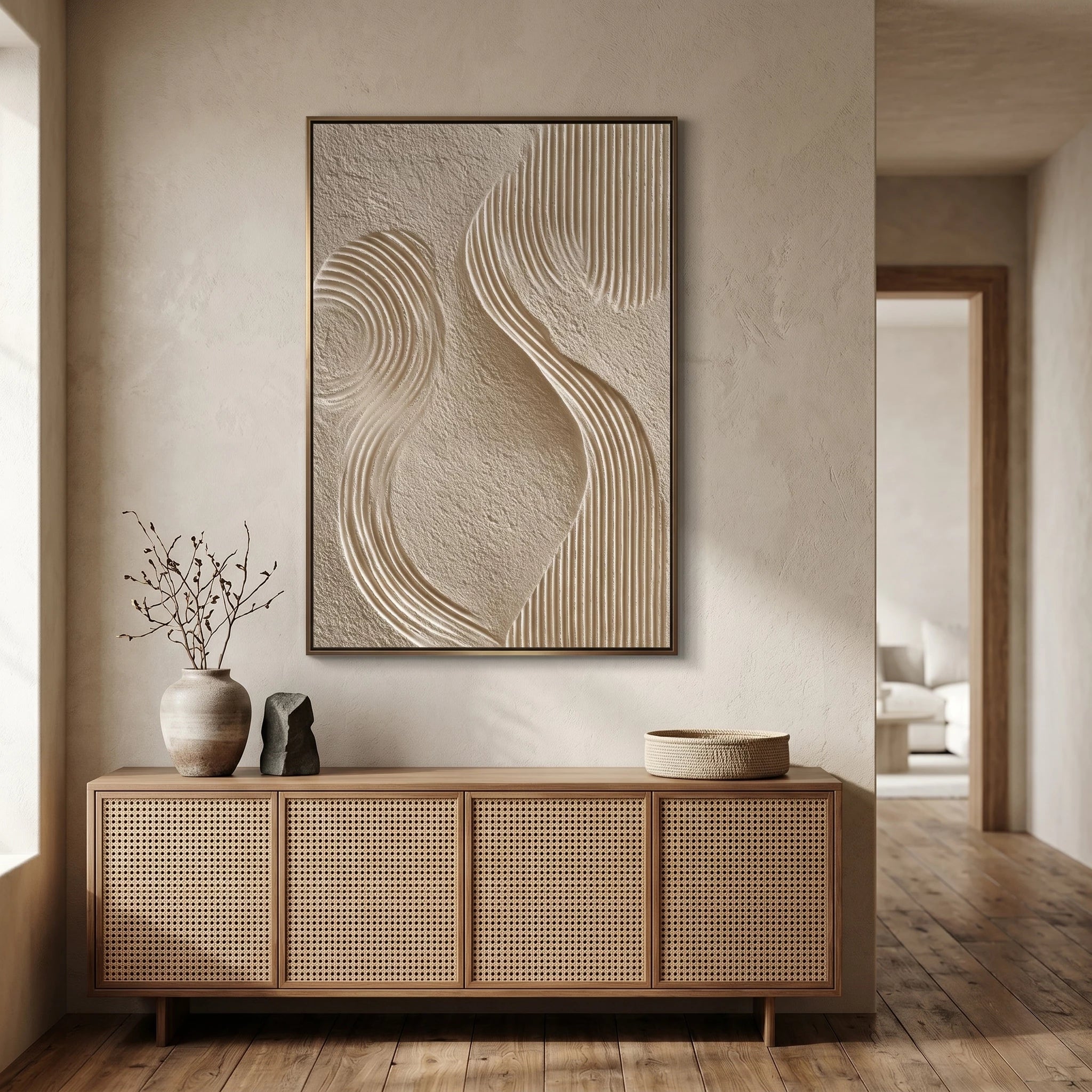 3D Textured  Art | Tides of Silence