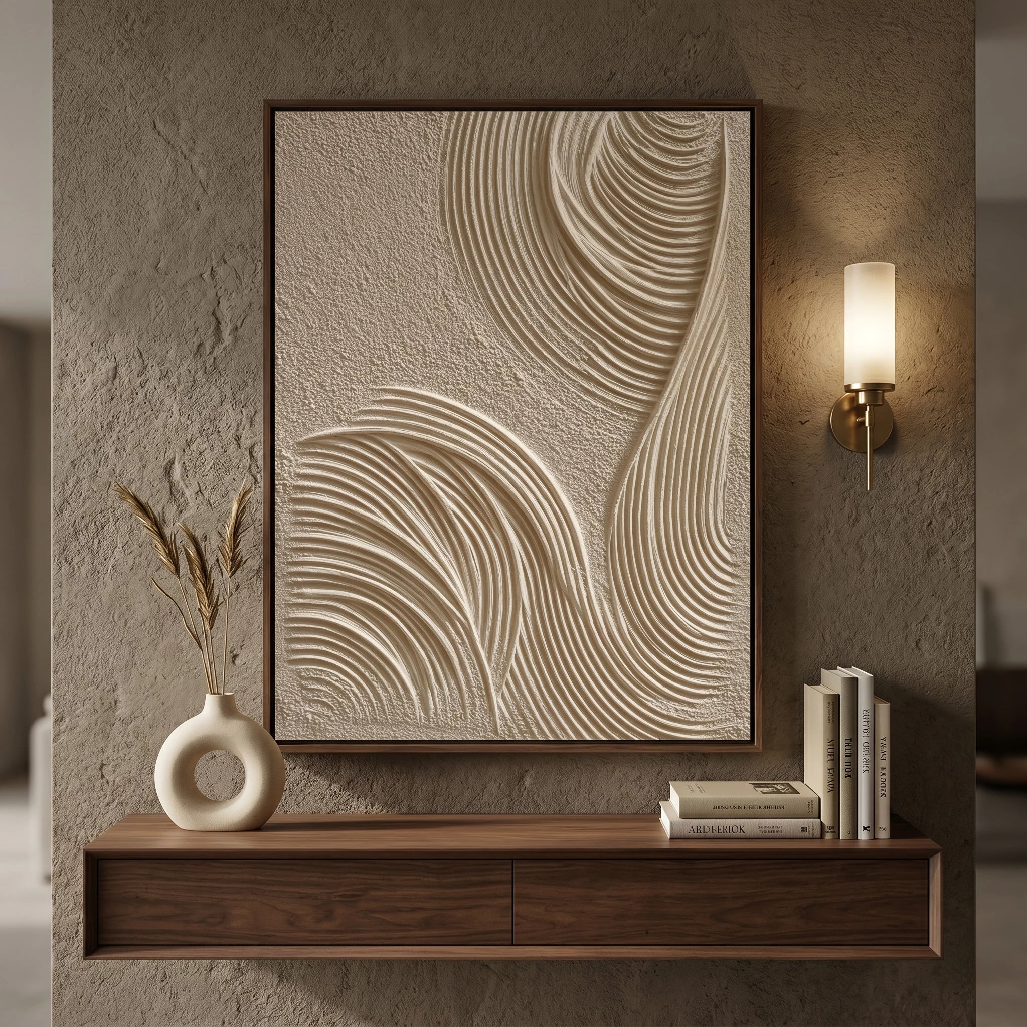 3D Textured Art | When Light Begins to Bloom