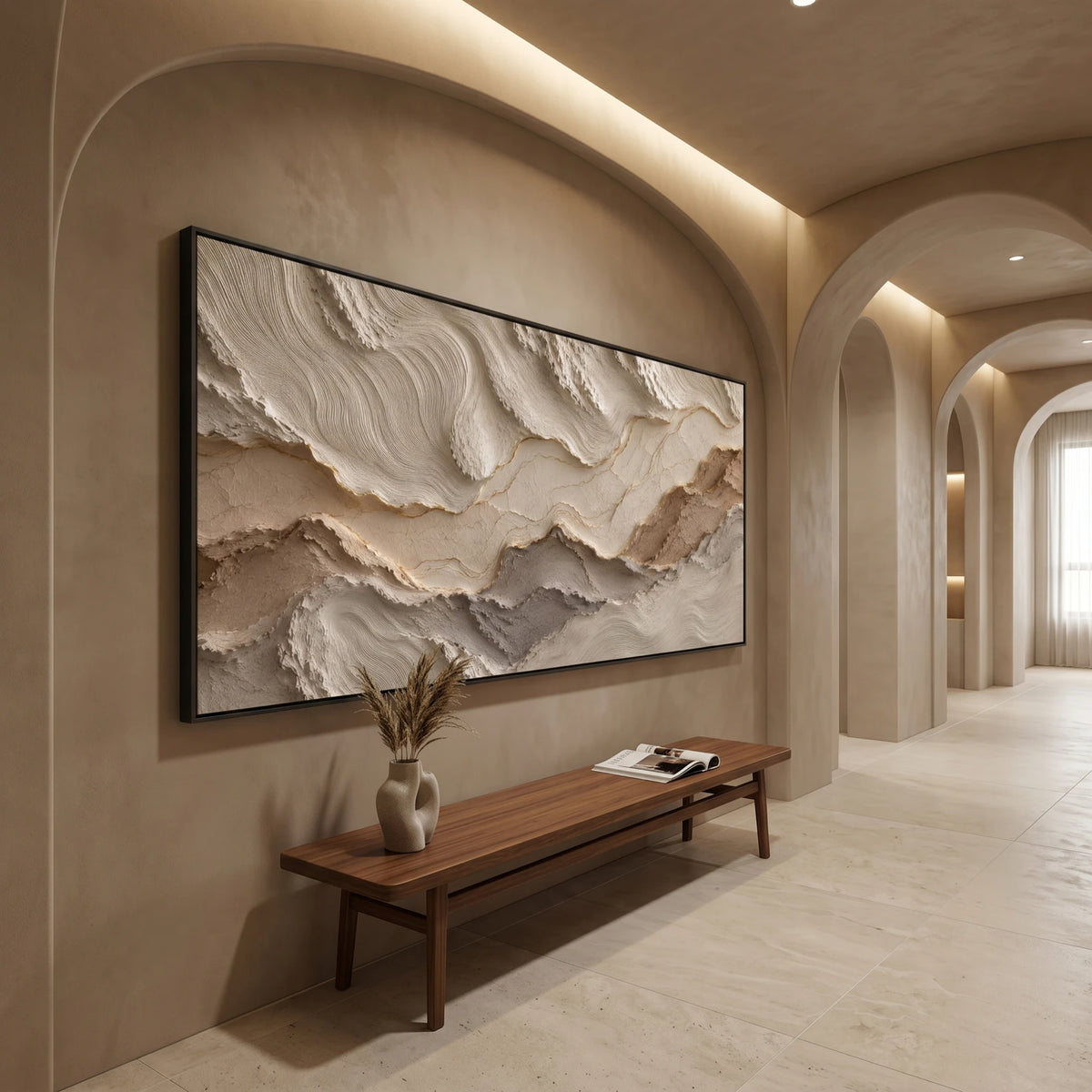 Sculptural wall Art | Tidal Earth Layers