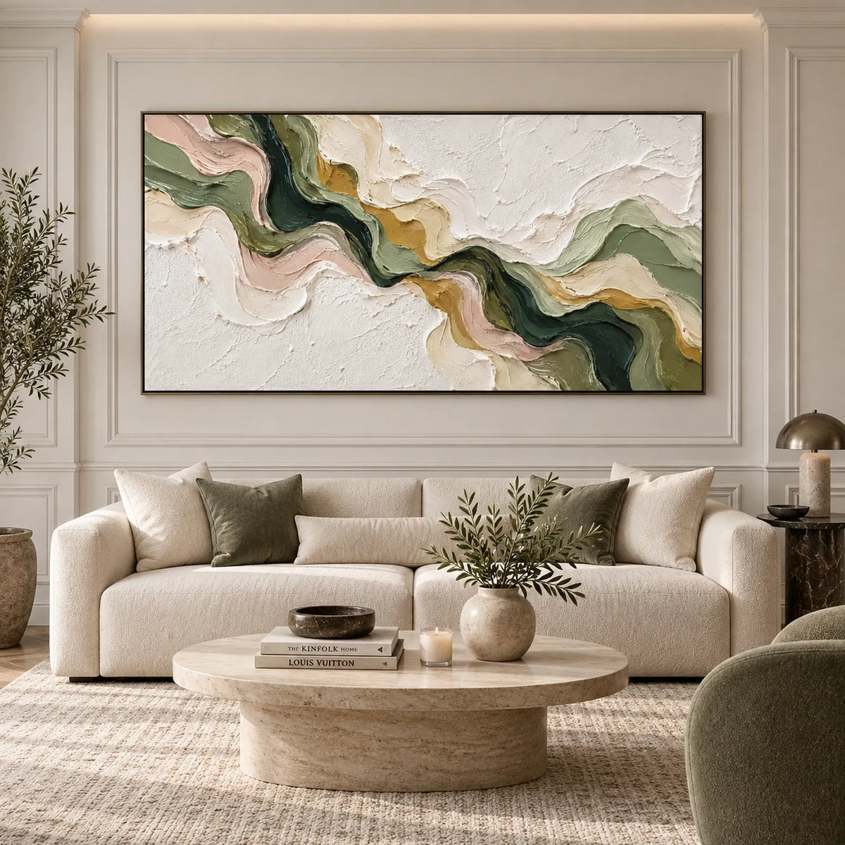 3D Textured Art | Garden Stream