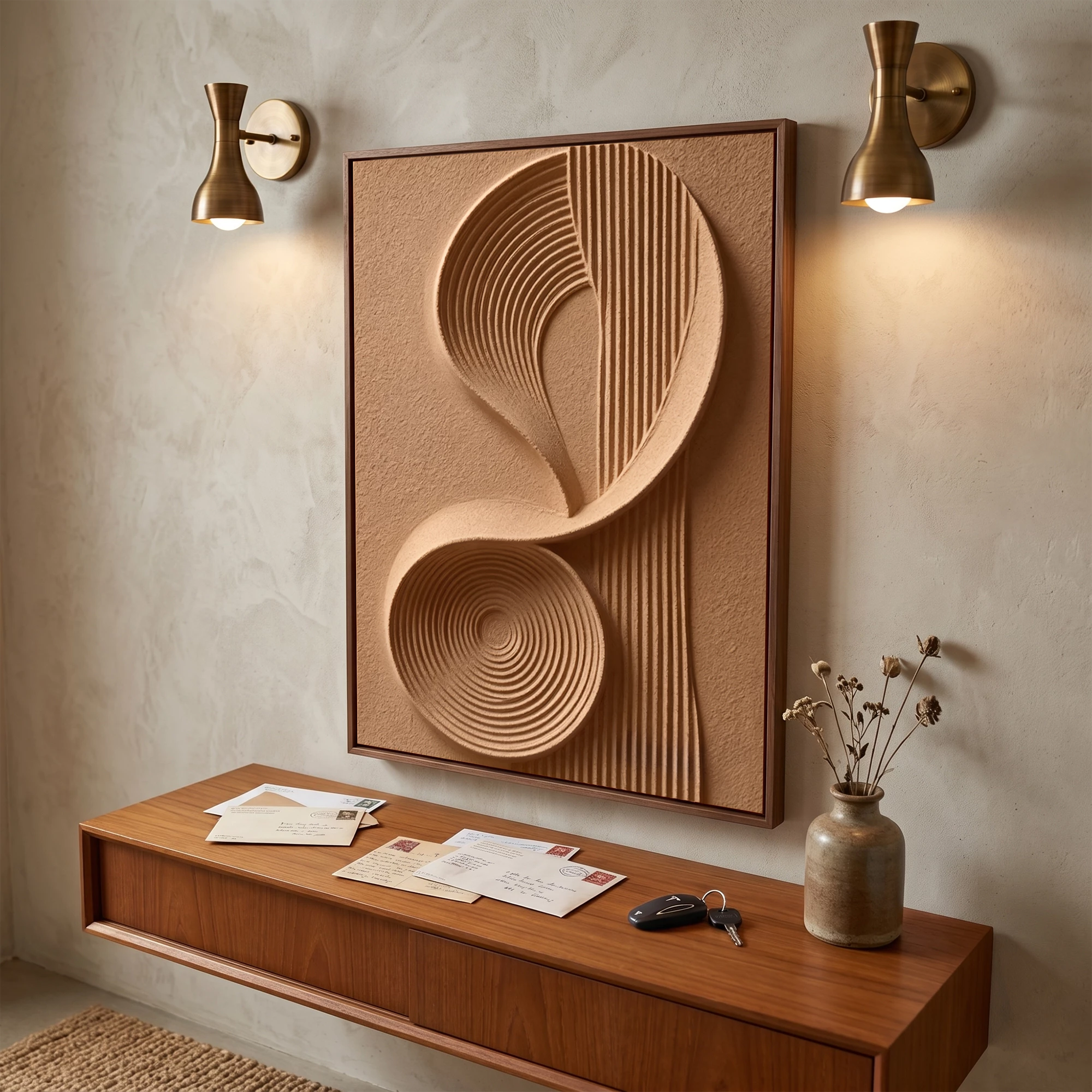 3D Textured Art | Clay Dreams in Circles