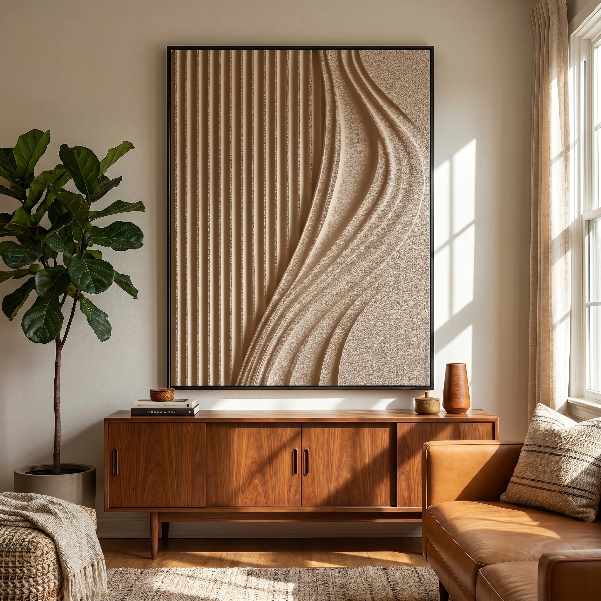 3D Textured Art | Sandstone Flow
