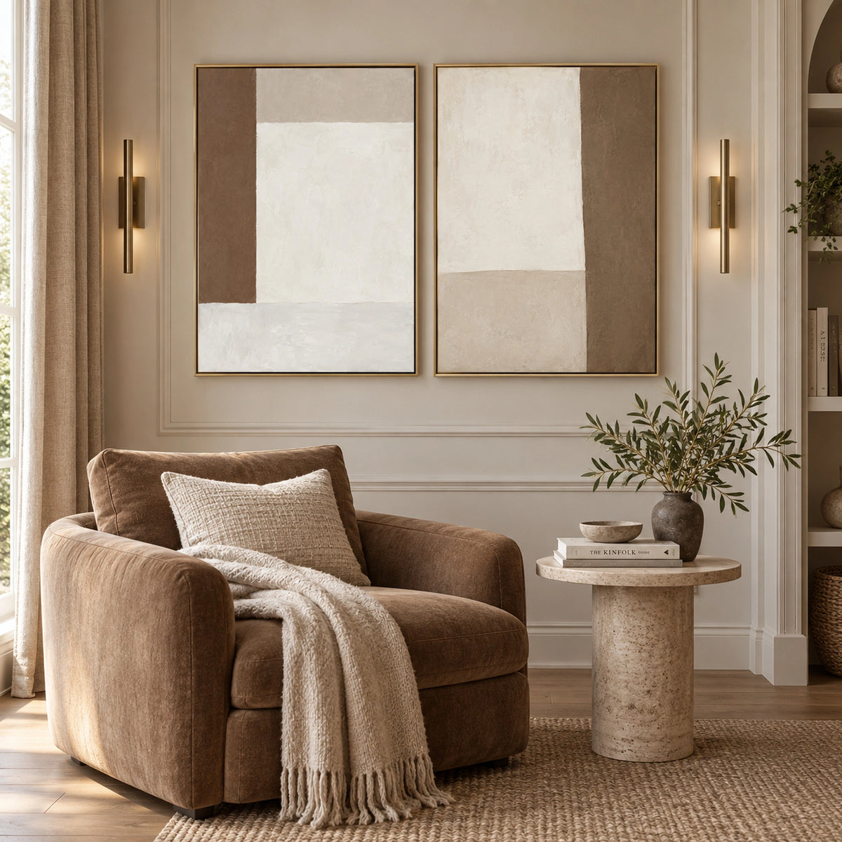 Diptych Art | Sunday, Shared