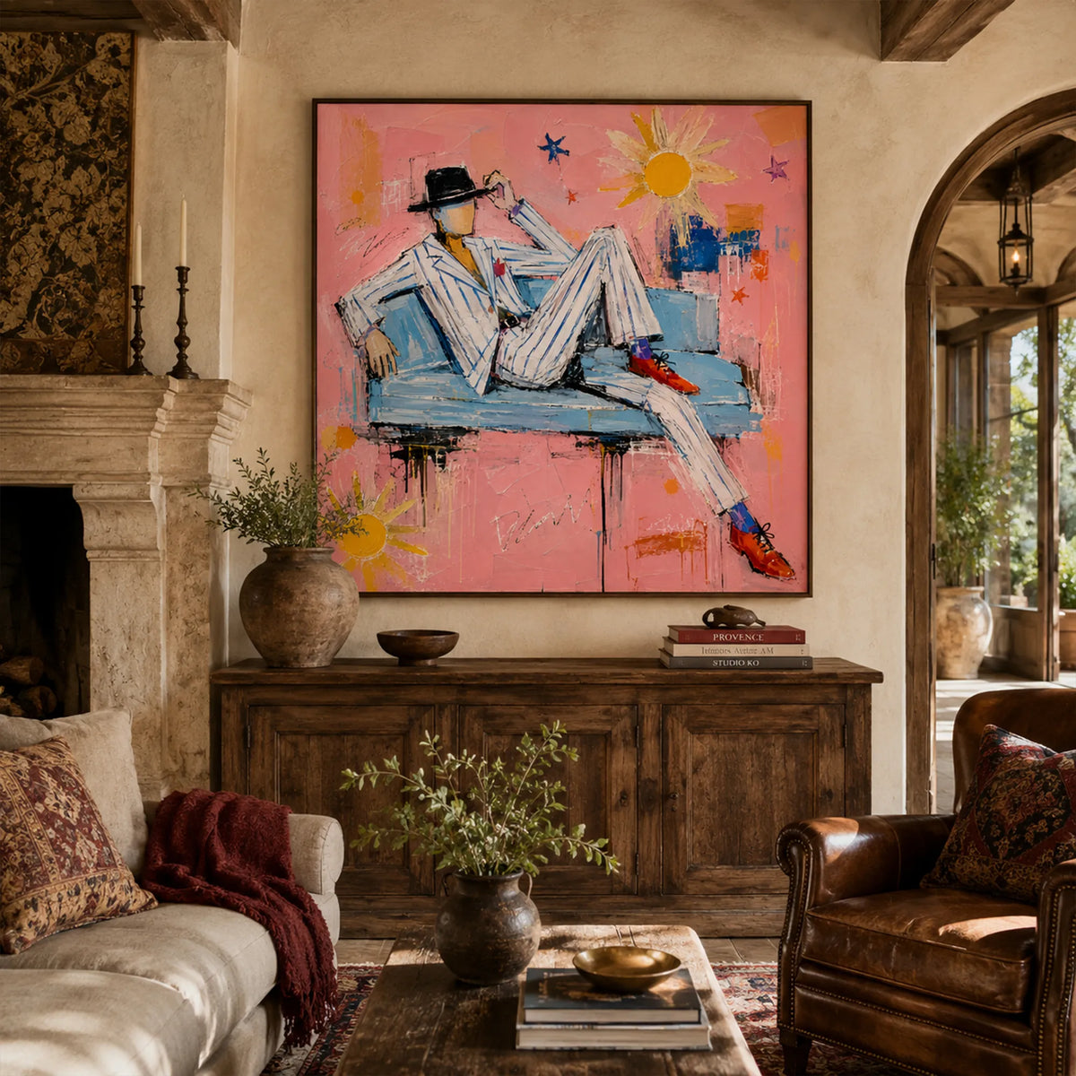 POP Art | Pink Hour Cowboy