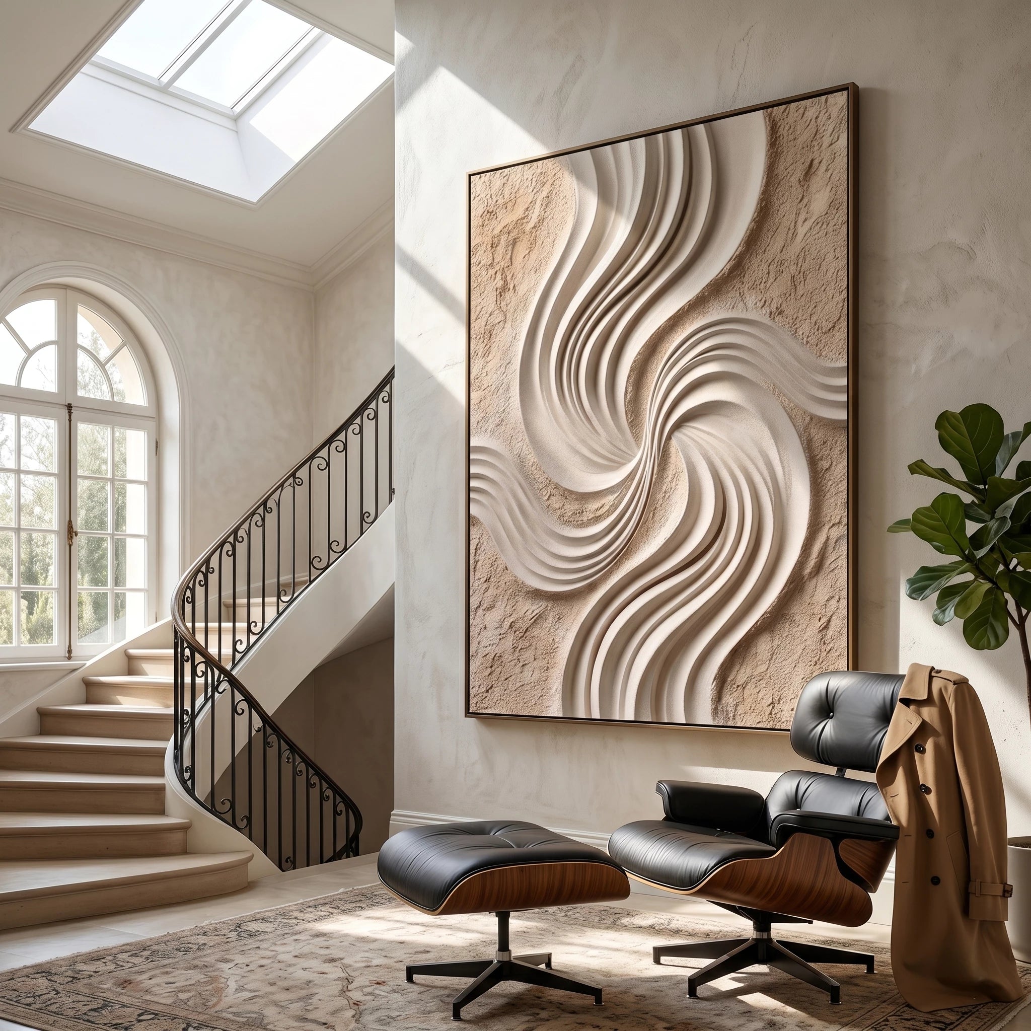 3D Textured Art | The Music Between Waves